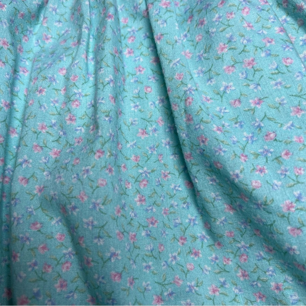 Polly Flinders vintage smocked Floral Blue baby  Casual Dress - Picture 3 of 5